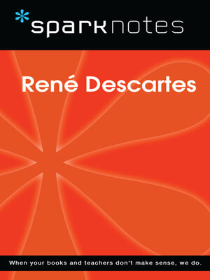 cover image of Rene Descartes (SparkNotes Philosophy Guide)